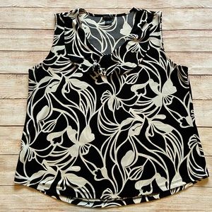 Ann Taylor - Floral Dressy Sleeveless Top